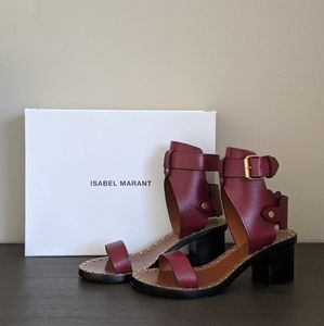 Isabel Marant Jaeryn Leather Gladiator Sandals